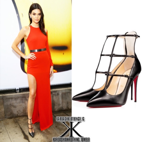 Christian Louboutin Toerless Muse 100mm - Black Leather size 38 1/2 - Picture 9 of 16